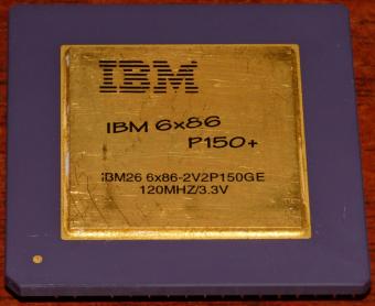 IBM 6x86 P150+ CPU 120 MHz 3,3V (IBM26 6x86-2V2P150GE) Cyrix USA 1995